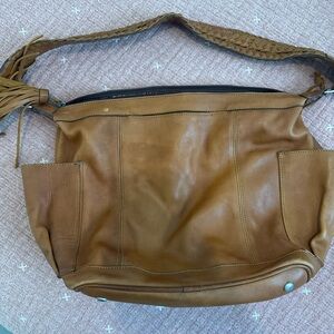 Tan Leather Shoulder Bag